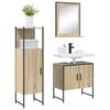 vidaXL Set di mobili per il bagno 3 pcs Marrone 60 x 33 x 60 cm