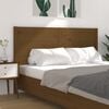 vidaXL Testiera per Letto ambra 126x4x100 cm in Legno di Pino
