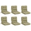 vidaXL Cuscini per Sedia Alta in 6 Pezzi VIANEN 6 pz 100% Poliestere