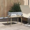 vidaXL Tavolino da Giardino Rettangolare Beige 60x40x37 cm Polyrattan
