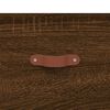 vidaXL Credenza Rovere Marrone 69,5x34x90 cm in Legno Multistrato