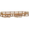 vidaXL Set di divani da esterno 8 pcs Naturale