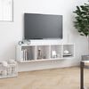 vidaXL Libreria/Mobile TV Bianco 143x30x36 cm