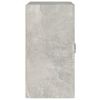 vidaXL Armadietto a Muro Grigio Cemento 60x31x60 cm Legno Multistrato