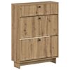 vidaXL Mobile per scarpe EDE 78 x 24 x 103 cm Legno ingegnerizzato