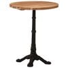 vidaXL Tavolino da Bistrot &Oslash;60x76 cm in Legno Massello di Acacia