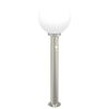 vidaXL Lampada a paletto con sensore 80 cm Acciaio Inox IP44