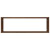 vidaXL Mensole Muro Cubo 4 Rovere Marrone 80x15x26,5 Legno Multistrato