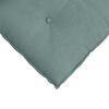 vidaXL Cuscino per Schiena Verde Mare 160 x 50 cm Tessuto in Cords