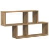 vidaXL Scaffale da parete A parete Marrone Legno multistrato