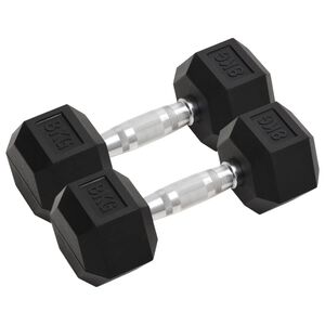vidaXL Manubri 2 pz 16 kg Totale in Ghisa