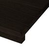 vidaXL Gradini 16 pz Marrone Scuro 100x25x2 cm Legno Massello Rovere
