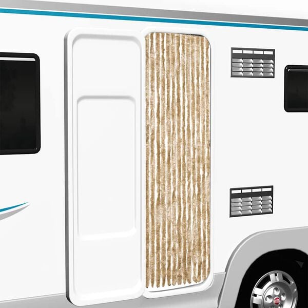 vidaXL Zanzariera Beige 56x185 cm Ciniglia