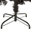 vidaXL Albero di Natale Sottile Nero 120 cm
