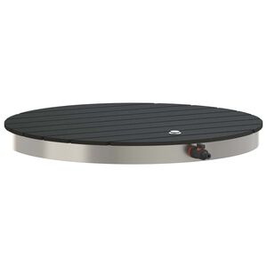 vidaXL Doccia da Pavimento Giardino WPC e acciaio inossidabile 201