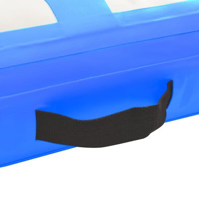 vidaXL Tappetino Ginnastica Gonfiabile con Pompa 60x100x10 cm PVC Blu