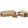 vidaXL Set divani 8 pz Legno di Acacia Massello
