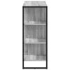 vidaXL Mobile laterale Grigio Sonoma 96.5 x 30 x 75 cm