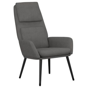vidaXL Poltrona Relax Grigio Chiaro in Tessuto