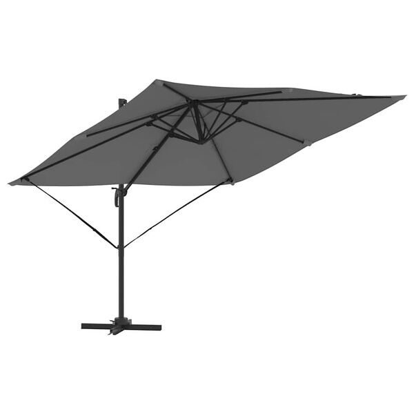 vidaXL Parasol Roma Antracite 286 x 285 x 265 cm