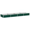 vidaXL Letto rialzato da giardino Verde 320 x 80 x 24 cm