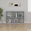 vidaXL Libreria/Credenza Grigio Cemento 66x30x98 cm Legno Multistrato