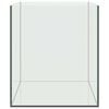 vidaXL Acquario con archiviazione Trasparente 60 x 35 x 40 cm Vetro