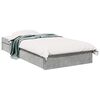 vidaXL Telaio del letto con storage Grigio Cemento 80 x 200 cm