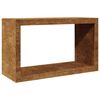 vidaXL Rack per Legna da Ardere 100x40x60 cm in Acciaio Corten