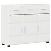 vidaXL Credenza FLORIN 88,5 x 30,5 x 73 cm Bianco Lucido