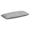 vidaXL Cuscino per Schiena Grigio chiaro 120 x 50 cm Tessuto in Cords