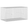 vidaXL Gabione con Filo da 5 mm e Rete da 5x5 cm 100x50x50 cm