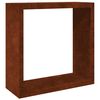 vidaXL Rack per Legna da Ardere 100x40x100 cm in Acciaio Corten