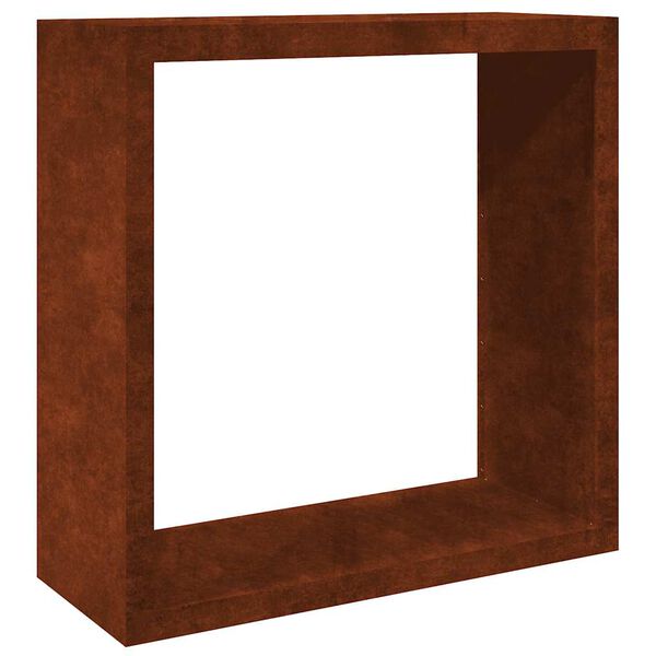 vidaXL Rack per Legna da Ardere 100x40x100 cm in Acciaio Corten