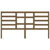 vidaXL Testiera per Letto ambra 186x4x104 cm in Legno Massello di Pino