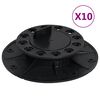 vidaXL Piedini Regolabili per Decking 10 pz 25-40 mm