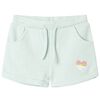 Pantaloncini per Bambini con Coulisse Menta Chiaro Misto 104