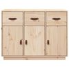vidaXL Credenza 100x40x75 cm in Legno Massello di Pino