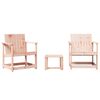 vidaXL Set Salotto da Giardino 3 pz in Legno Massello di Douglas