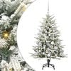 vidaXL Albero di Natale Artificiale Pre-illuminato con Set di Palline