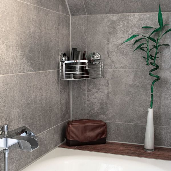 CORNAT Ripiano con Gancio Bagno 3in1 single Cromo