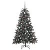 vidaXL Albero di Natale artificiale con 300 LED Verde 180 cm
