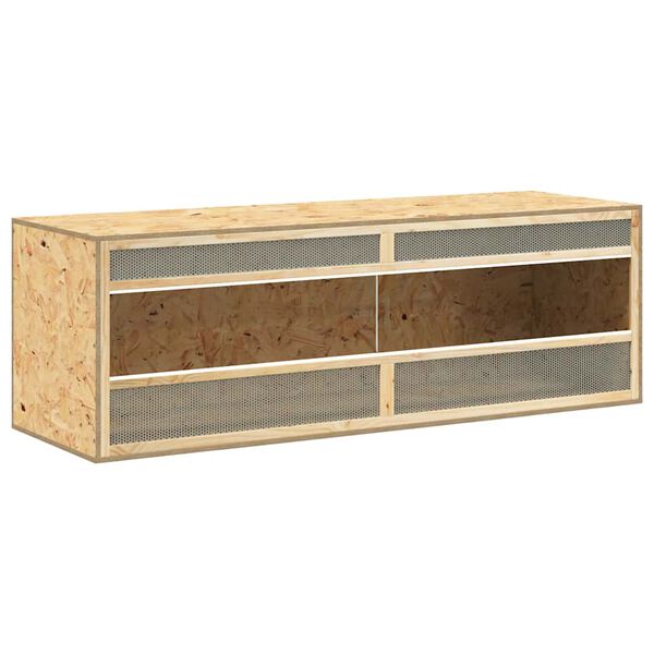 vidaXL Terrario in Legno Multistrato 144x46x48 cm
