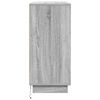 vidaXL Madia LED Grigio Sonoma 71 x 34,5 x 75 cm Legno multistrato