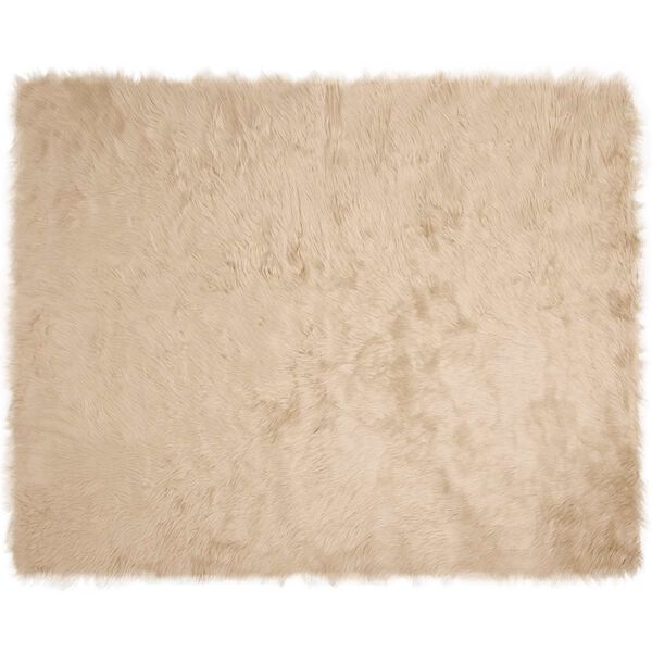 vidaXL Tappeto Pecora Tafalla Beige 200 x 280 cm Poliestere