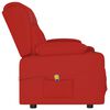 vidaXL Divano Massaggio a 2 Posti con Portabicchieri Rosso Vino