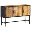 vidaXL Credenza 110x30x70 cm in Legno di Mango Grezzo