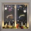vidaXL Luci di Natale Stella Cadente Silhouette 2pz 50LED Bianco Caldo