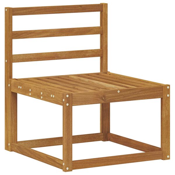 vidaXL Set di divani da esterno 6 pcs Naturale Legno multistrato