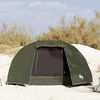 vidaXL Tenda da Pesca per 5 Persone Verde Oliva Impermeabile